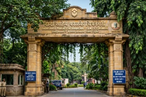 Dadasaheb Phalke Chitranagari Film City Mumbai Entrance Gate